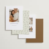"Simply Classic" - Save the Dates in Wheat by Hannah Williams - Back of Card Options