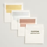 "Portrait" - Save the Dates in Golden by Minted - Envelope Liner Options