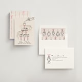"Sparkling Champagne Tower" - Save the Dates in Petal by Jackie Crawford - Assembled
