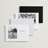 "Traditionally" - Save the Dates in Snow by Sarah Brown - Back of Card Options