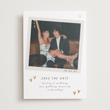 "Scribbled Hearts" - Save the Dates in Ink by Ashley Iwafuchi - Front