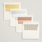 "Classic Line" - Save the Dates in Air by Jennifer Holbrook - Envelope Liner Options