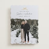"Ribbon" - Save the Dates in Midnight by Elly - Front
