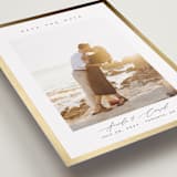 "Glimmer" - Save the Dates in Vanilla by Nicole Walsh - Detail