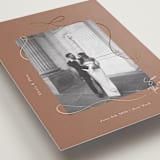 "Gentle Bow" - Save the Dates in Coffee by Elly - Detail