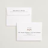 "Olive Elegance" - Save the Dates in Silk by Ana de Sousa - FREE Recipient Addressing