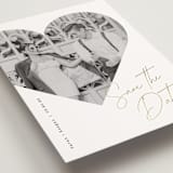 "hearted" - Save the Dates in Snow by Sarah Curry - Detail