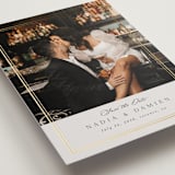 "Shimmer" - Save the Dates in Linen by Nicole Walsh - Detail