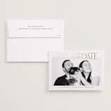 "Delighted" - Save the Dates in Sugar by Jessica Williams - Save the Date with Envelope