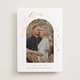 "Botanical Arches" - Save the Dates in Silk by Kelly Schmidt - Front