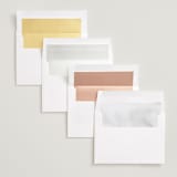 "Botanical Arches" - Save the Dates in Silk by Kelly Schmidt - Envelope Liner Options