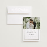 "Gilded Frame" - Save the Dates in Pearl by Nicole Walsh - Save the Date with Envelope