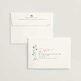 "Chelsea" - Save the Dates in Emerald by Vera Lim - FREE Recipient Addressing