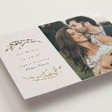 "Foliage Nest" - Save the Dates in Cream by Gwen Bedat - Detail