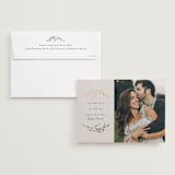 "Foliage Nest" - Save the Dates in Cream by Gwen Bedat - Save the Date with Envelope