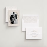 "Garland Arch" - Save the Dates in Linen by Laura Hankins - Assembled