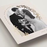 "Garland Arch" - Save the Dates in Linen by Laura Hankins - Detail