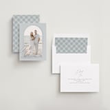 "subtle shimmer" - Save the Dates in Sea Glass by Susan Zinader - Assembled