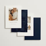 "glistening stardust" - Save the Dates in Midnight by Angela Marzuki - Back of Card Options