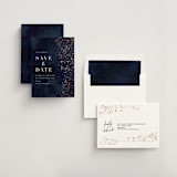 "glistening stardust" - Save the Dates in Midnight by Angela Marzuki - Assembled