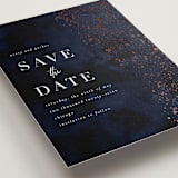 "glistening stardust" - Save the Dates in Midnight by Angela Marzuki - Detail
