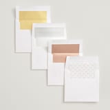 "Our Snapshot" - Save the Dates in Pearl by Ana Sharpe - Envelope Liner Options