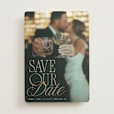"Celebration" - Save the Dates in Pearl by Olivia Goree - Front