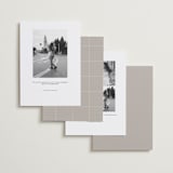 "Chic Photo" - Save the Dates in Taupe by Louise Kay - Back of Card Options