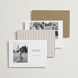 "Classic City" - Save the Dates in Cloud by Ashlee Townsend - Back of Card Options