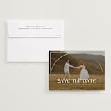"Folklore" - Save the Dates in Snow by AK Graphics - Save the Date with Envelope