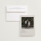 "Circled" - Save the Dates in Cream by Baumbirdy - Save the Date with Envelope