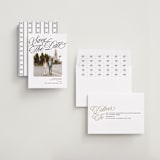 "Fancy Header" - Save the Dates in Lily by Owl and Toad - Assembled