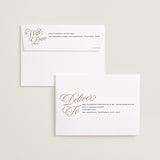"Fancy Header" - Save the Dates in Lily by Owl and Toad - FREE Recipient Addressing