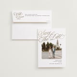 "Fancy Header" - Save the Dates in Lily by Owl and Toad - Save the Date with Envelope