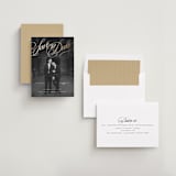 "Formal Script" - Save the Dates in Powder by Stacy Maalouf - Assembled