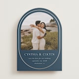 "Double lined border" - Save the Dates in Blueberry by Angela Garrick - Front