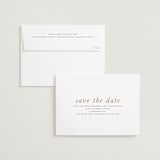 "Effortless" - Save the Dates in Chiffon by Ashley Rosenbaum - FREE Recipient Addressing