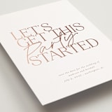 "Let's Party" - Save the Dates in Rose by That Girl Press - Detail