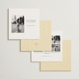 "Woven" - Save the Dates in Navy by Baumbirdy - Back of Card Options