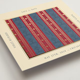 "Woven" - Save the Dates in Navy by Baumbirdy - Detail