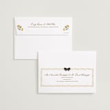 "Tuileries" - Save the Dates in Golden by Claudia Orengo - FREE Recipient Addressing