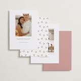 "Foil Frame" - Save the Dates in Pearl by Emily Sabol Goss - Back of Card Options