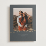 "Midnight" - Save the Dates in Night Sky by Wildfield Paper Co - Front