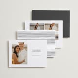 "Striking" - Save the Dates in Cotton by Carolyn Nicks - Back of Card Options