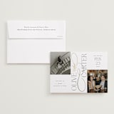 "Lovely" - Save the Dates in Cloud by Ashlee Townsend - Save the Date with Envelope