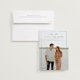 "Surrounded by love" - Save the Dates in Shell by Nicole Walsh - Save the Date with Envelope