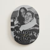 "Lightly " - Save the Dates in Ivory by Everett Paper Goods - Front
