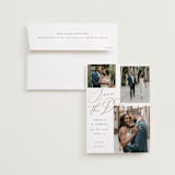 "Whimsy" - Save the Dates in Snow by AK Graphics - Save the Date with Envelope
