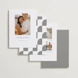 "The Turn" - Save the Dates in Marshmallow by Pixel and Hank - Back of Card Options