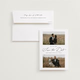 "bridge" - Save the Dates in Onyx by Kate Ahn - Save the Date with Envelope